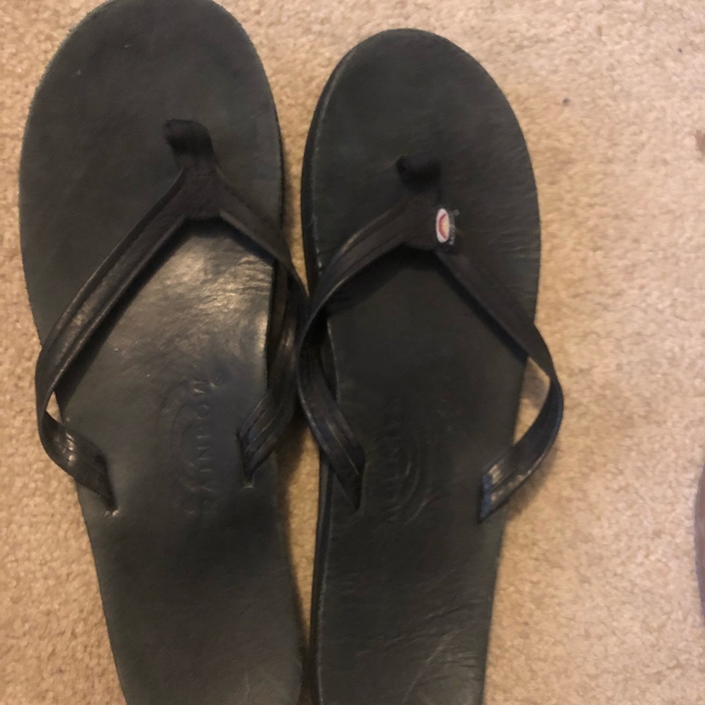 Black narrow strap rainbows